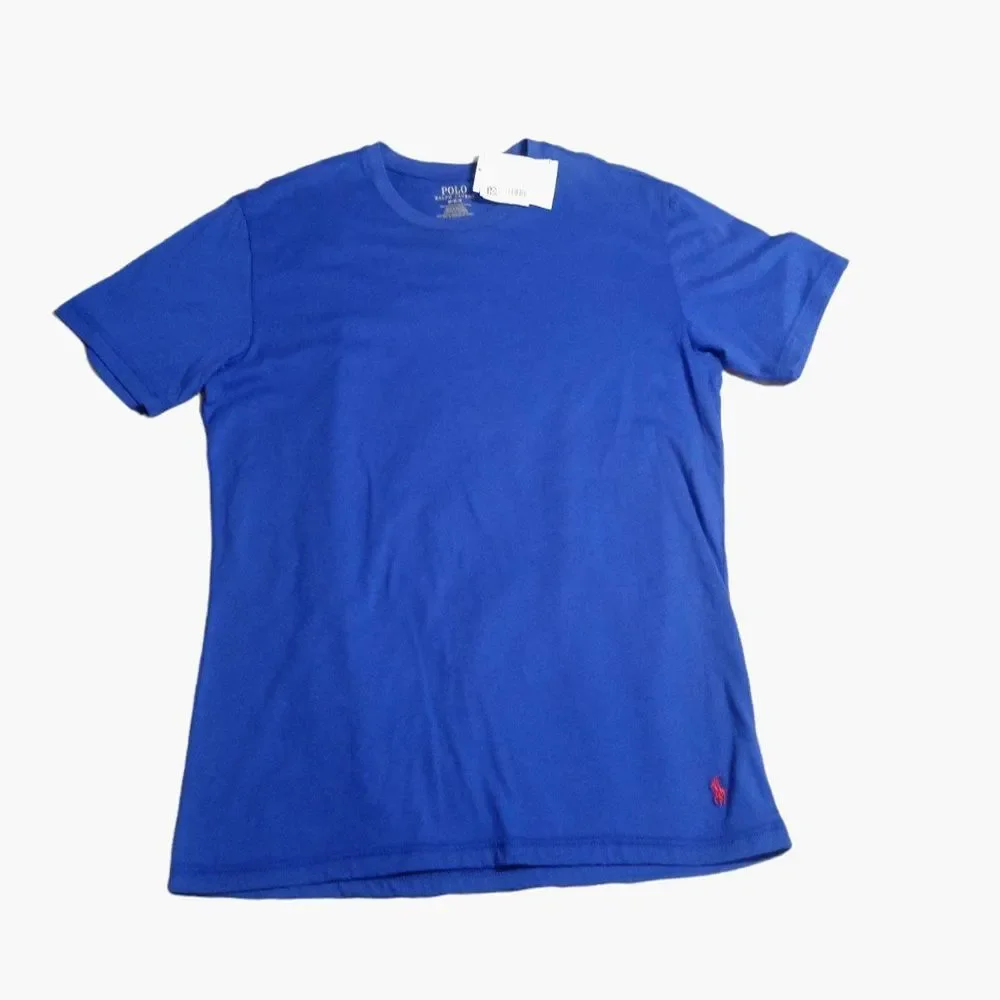 NWT Polo Ralph Lauren Boy's Royal Blue 100% cotton T-shirt Medium
